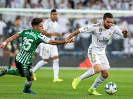 Carvajal a présenté le nouveau maillot de la sélection. EFE