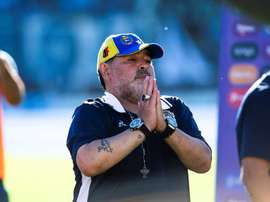 Verón fala sobre Diego Maradona. EFE/Demian Alday Estévez