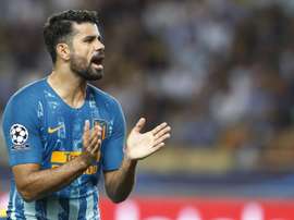 Diego Costa é uma das novidades do Atlético para a Champions. EFE/SEBASTIEN NOGIER/Archivo
