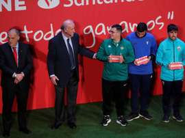 Del Bosque alabó la Liga Genuine. EFE