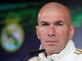 Zidane se irrita com o assunto Bale. EFE/Chema Moya