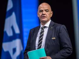 Lazos FIFA-China para organizar el Mundial de Clubes de 2021. EFE/ Christophe Petit Tesson