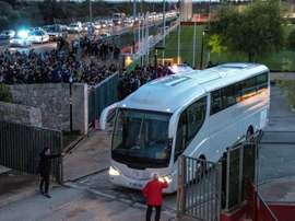 Messi desató la locura en Mallorca. EFE