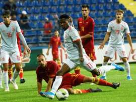 Ansu Fati se apunta a liderar a 'la Roja'. EFE