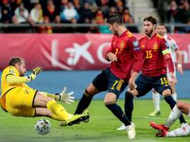 L'attaccante dell'Atletico e della Spagna, Morata. EFE