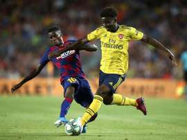Leicester veut sceller un accord avec le Barça pour Wagué. EFE