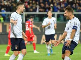 Mancini impulsa a Italia. EFE