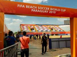 El Mundial de fútbol playa tendrá lugar en Paraguay. EFE