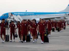River ya está en Lima. EFE