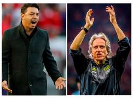 Jorge Jesus vs. Gallardo: las tácticas de posesión, frente a frente. EFE