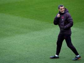 Valverde deixou Todibo de fora dos relacionados. EFE/ Enric Fontcuberta.