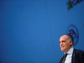 Javier Tebas sigue expendiendo los horizontes de LaLiga. EFE/ David Fernández/Archivo