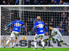 Gastón Ramírez culmina la remontada de la Sampdoria. EFE