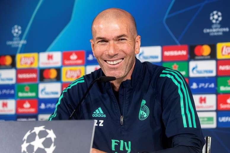 Com 129 vitórias, Zidane supera José Mourinho no Real Madrid. EFE/Rodrigo Jiménez