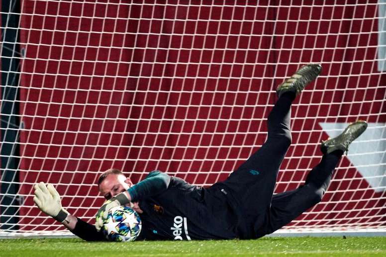 Internautas perguntaram qual o atacante mais difícil que Ter Stegen enfrentou. EFE/Alejandro García