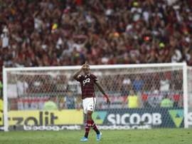 Bruno Henrique teve renovação confirmada. EFE/Marcelo Sayão