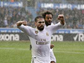 Carvajal veut voir Mbappé à Madrid. EFE/ David Aguilar