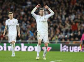 Bale apresenta um edema no bíceps femoral da perna esquerda. EFE/ Rodrigo Jiménez/Archivo