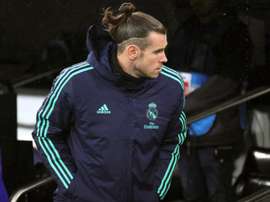 Bale, pela quarta vez, deixa o Bernabéu aos 80'. EFE/ Juanjo Martín/Archivo