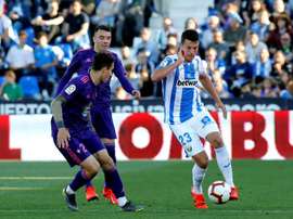 Duelo de máxima tensión en Butarque. EFE