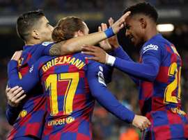 Barcelona have got things to think about ahead of the Clasico. EFE