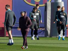 Jordi Alba, Ansu Fati e Semedo deixam o departamento médico. EFE/Enric Fontcuberta