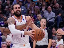 El jugador de Phoenix Suns, Ricky Rubio. EFE/EPA/JOHN G. MABANGLO/Archivo