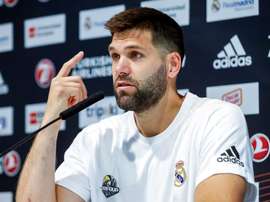 El capitán del Real Madrid, Felipe Reyes. EFE/Emilio Naranjo/Archivo