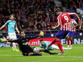 Atletico bate o Osasuna por 2 a 0 no Wanda Metropolitano. EFE/Juanjo Martín