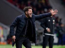 Tirage compliqué pour Simeone. EFE/Rodrigo Jiménez