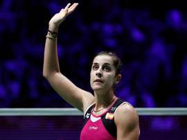 La jugadora de bádminton española Carolina Marín. EFE/EPA/Yoan Valat