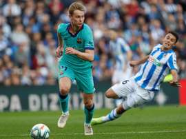 La mission de Frenkie de Jong. EFE