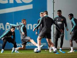 Busquets prêt pour Alavés, pas Ansu Fati. EFE/Alejandro García/Archivo