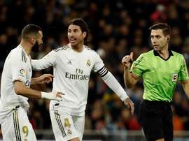 Ramos, Benzema et Jovic, prêts pour Séville. EFE