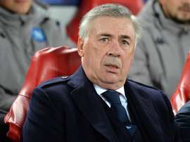 Ancelotti falou sobre sua saída do comando do Napoli. EFE/EPA/PETER POWELL