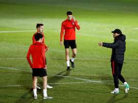 Cholo Simeone insiste. EFE/Juan Carlos Hidalgo