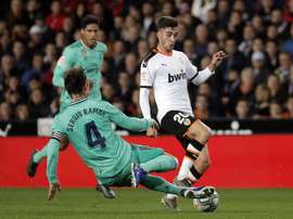 Ferran Torres is wanted by Real Madrid. EFE/Archivo