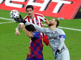 Oblak, mais perto dos mitos colchoneros. EFE
