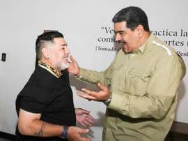 Maradona recusa treinar a Venezuela. EFE/Prensa Miraflores