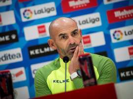 Paco Jémez habló en rueda de prensa. EFE