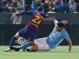 Au Barça, certains joueurs ont la gueule de bois. EFE