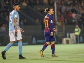 Barcelona vira com dois gols de Griezmann e avança às oitavas. EFE/ Sergio G. Canizares
