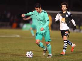 Real Madrid derrotou o Unionistas por 3 a 1 fora de casa e avançou na Copa do Rei. EFE/ J.M García