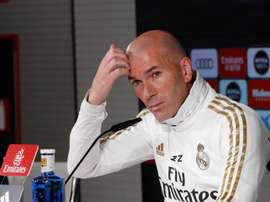 Hazard, Vinicius, Mariano e Brahim foram assuntos de Zidane. EFE/ Zipi
