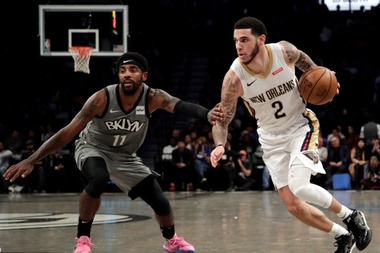 En la imagen el jugador Kyrie Irving. EFE/JASON SZENES/Archivo