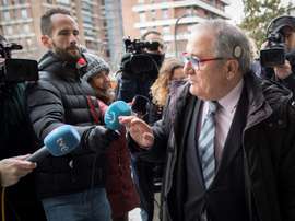 Luis Sabalza tuvo que declarar por el caso de los amaños. EFE