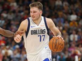 En la imagen, el base esloveno Luka Doncic de los Mavericks de Dallas. EFE/George Frey/Archivo