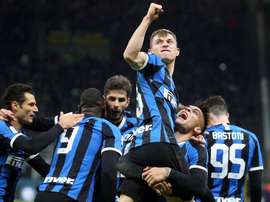 El Inter se mete en semifinales de la Coppa Italia. EFE/EPA/MATTEO BAZZI