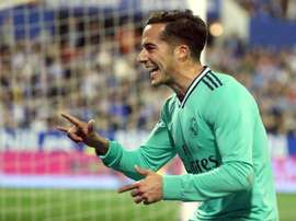 O time ideal de Lucas Vázquez tem oito madridistas. EFE