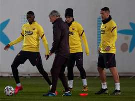 Dembélé not recovering at the expected pace. EFE